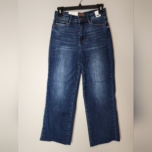 Judy Blue Wide Leg Crop Jeans